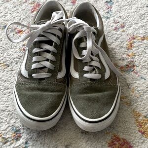 Green Suede Vans
